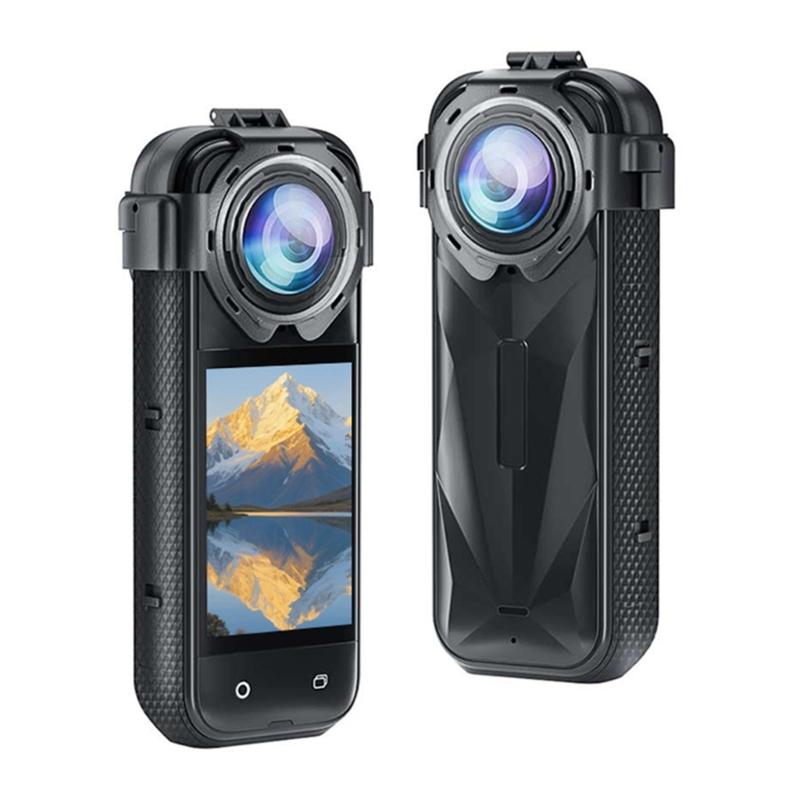 AntiFog Ventilated Lens Protectors for X5 Camera Tempereds Glass Cover With Secure Snap On