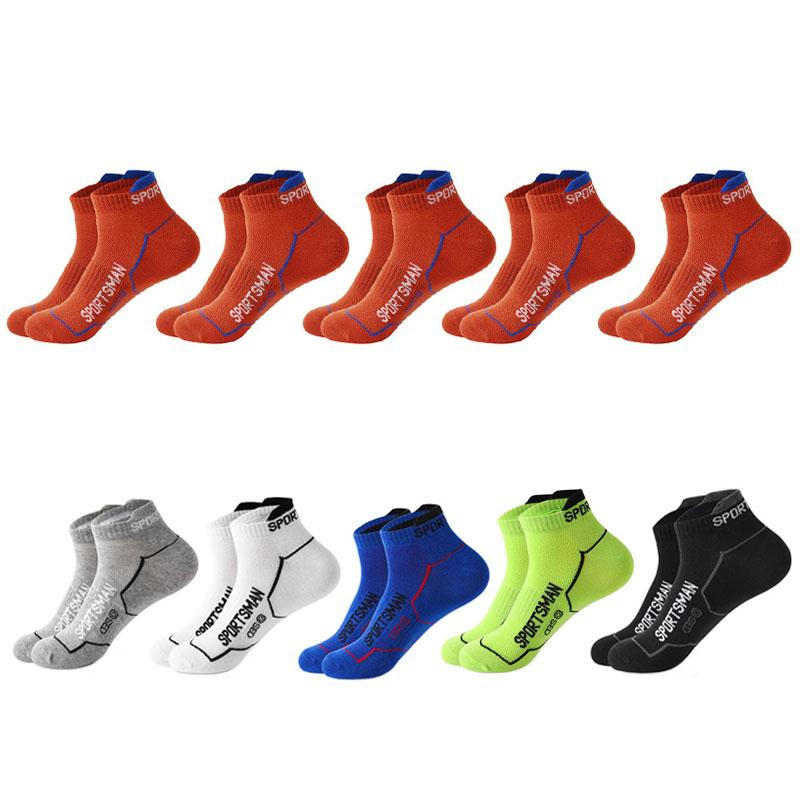 6/10 Pairs Men Socks Autumn And Winter Socks Sports Mesh Running Socks Wicking Sweat Deodorant Short Socks Casual Cotton Socks