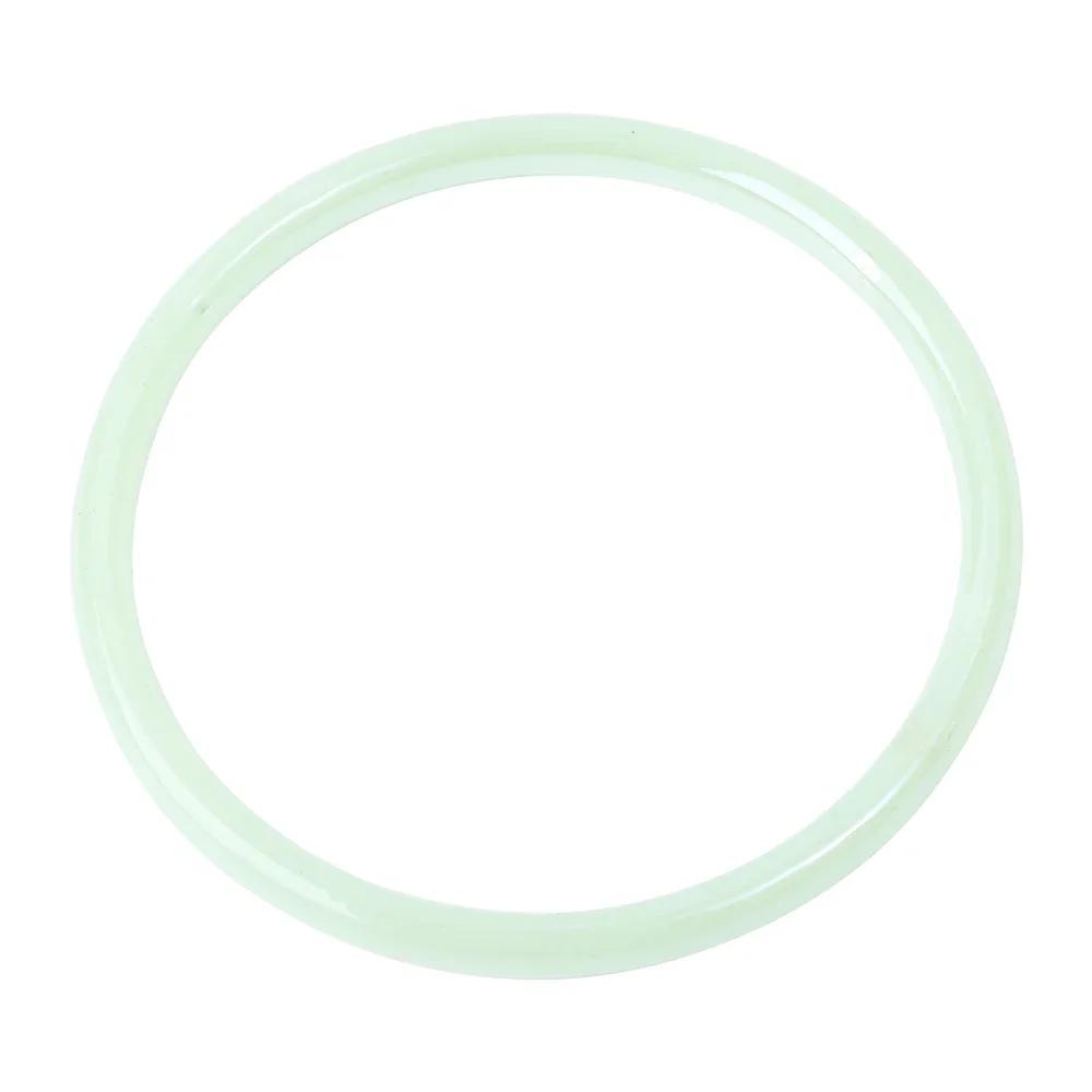 Trendy Glass Imitation Jade Bracelet Women Elegant Jingle Bangle Girl No Fading No Pungent Smell Fashion Bracelets Charm Jewelry