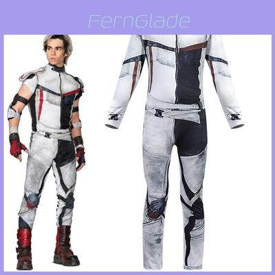 Costum Cosplay Carlos Descendants 3 Atrăgător Pentru Băieți Salopetă cu Mânecă Lungă