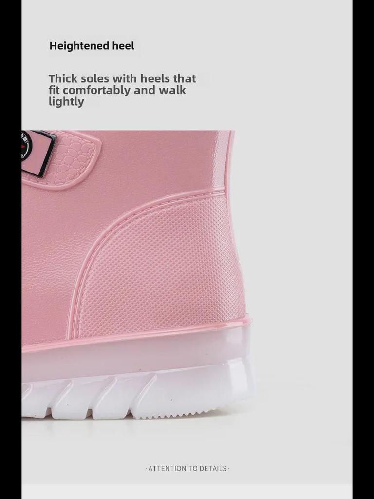 Women's Fashion Low-Top Outdoor Waterproof Non-Slip Rain Boots