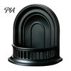 Pointed Arch Shelf Gothic Wall Shelf, Vintage Floating for Bedroom And Living Room, Matte Black Home Decor Decorative Wall-Mounted Display Rack