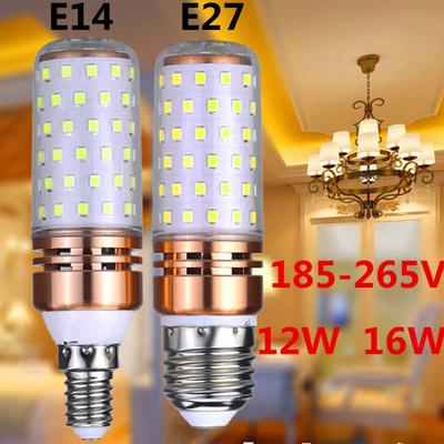 185-265V LED Tricolor Changing Corn Light Bulb Chandelier Lamp Decoration