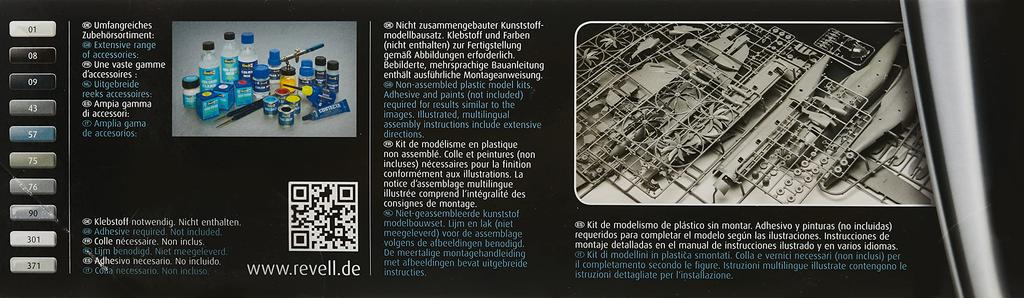 German Revell Scale Airbus A400M Luftwaffe Plastic Model Kit 03929 1/72