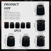 5PCS Shift Knob Adapter,Aluminum Alloy Shifter Knobs Thread Adapter for Connecting Shifts Knobs with Shifts Stick,Stick Shift Knob Adapters ID