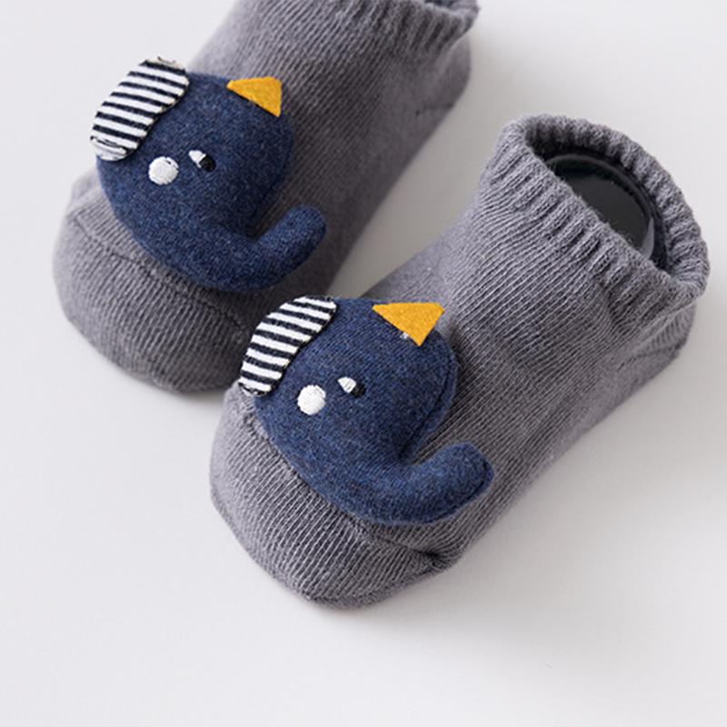 Anti-slip Baby Floor Socks High Quality Cotton Toddler Short Sock Cute Animals Children Boat Sock Boy Girl Kids Cartoon Footwear