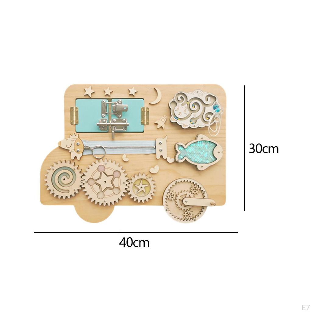 Busy Board Accessories,Activity Sensory Parts, Early Education Toys for Children Preschool