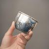 Gilded Silver Arowana Ceramic Kung Fu Tea Master Cup