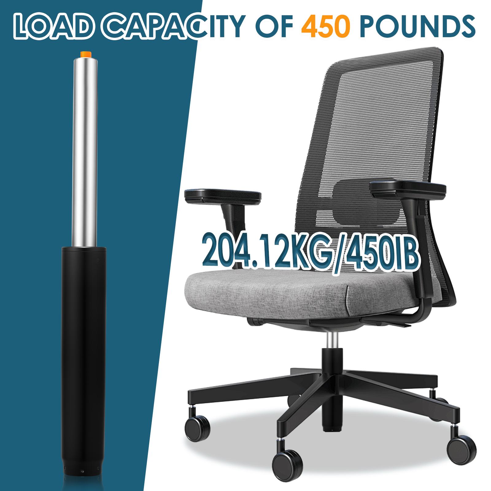 

Gas Lift Office Chair Replacement Gas Lift 204KG Gas Pressure Damper for Swivel Chairs,Height-adjustable 12-18 inch Gas Spring 30 45 cm