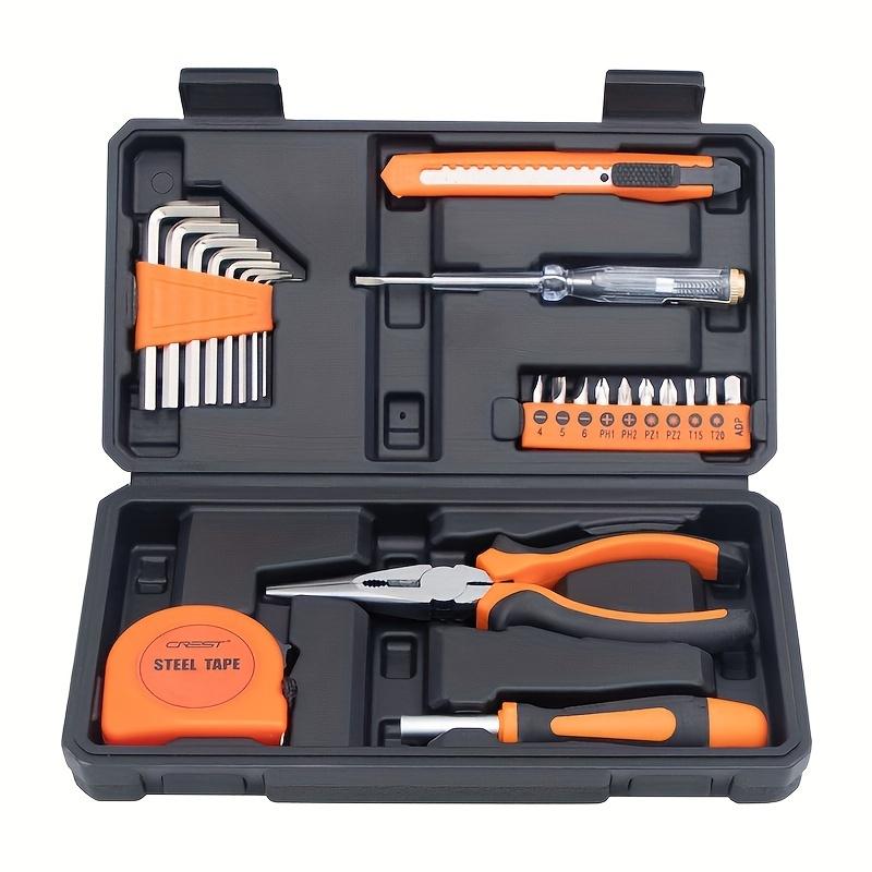 Multi-tool Kit, Home and Car repair hand kit - durable steel hand tools, a combination of essential hardware accessories, no assembly required