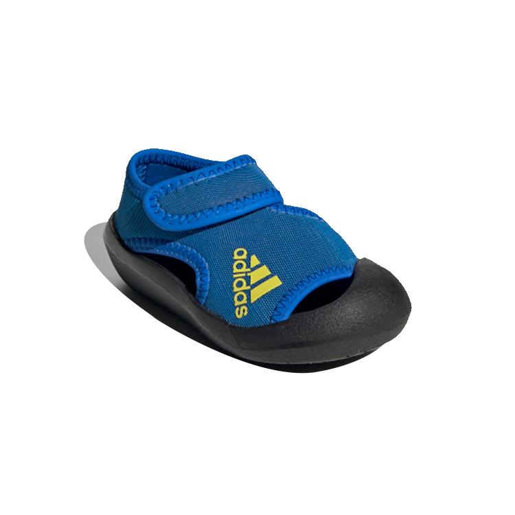 Adidas Slip Resistant, Abrasion Resistant, Breathable Low top Sandal Blue Infant And Toddler FV8893
