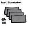 Black Multi Size Car Organizer Net Pocket Car Net Bag Phone Holder Rack Storage Mesh For Car Caravan Motorhome 42x21cm 36x18cm