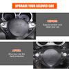 For Nissan Juke/Infiniti ESQ 2011- Soft Carbon Fiber Car Steering Wheel Button Decoration Frame Trim Interior Accessories