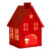 Hollow Mini House Tealight Candle Holders,Decorative Candle Holders for Table Centerpieces Christmas Home Decorations