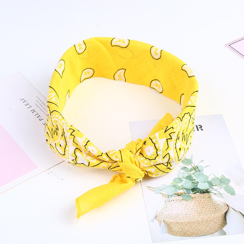 Paisley Cycling Bandana & Hip Hop Headband for Outdoor Sports & Street Dance