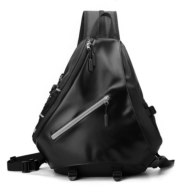 Men's Backpack Multi-Function Crossbody Bag Large Capacity Chest Bag Riding Bag