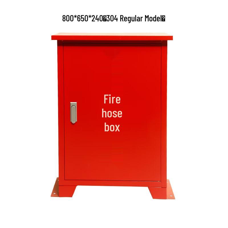 OLOMM Stainless Steel Fire Hydrant & Hose Cabinet 800x650x240mm