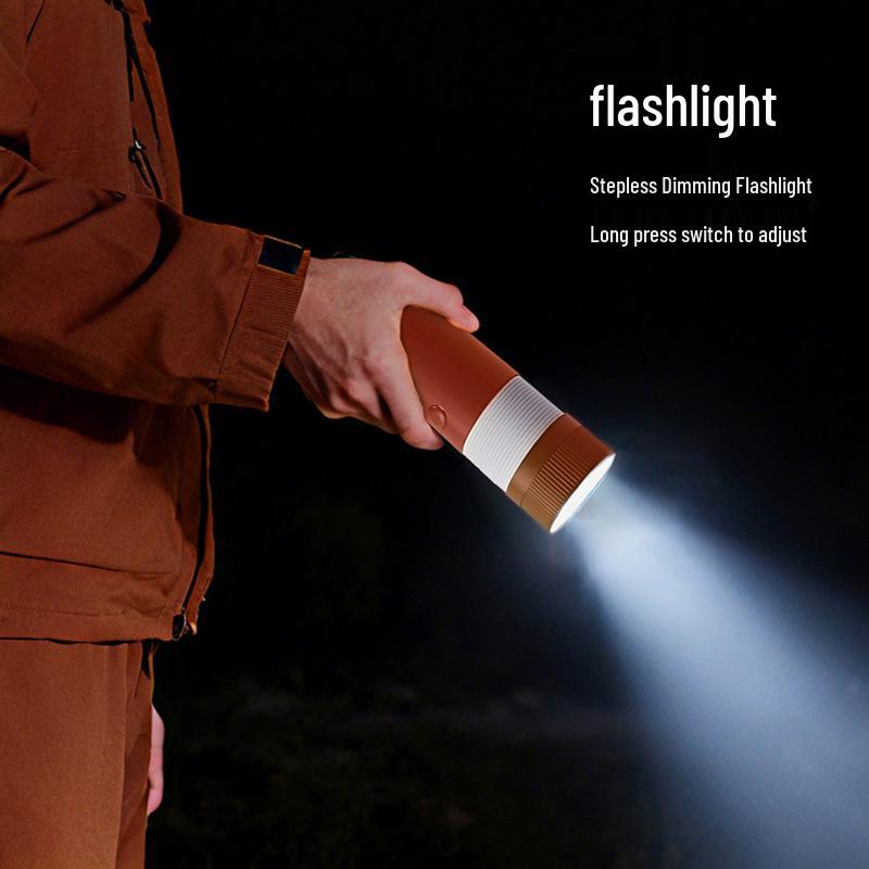 Portable Rechargeable Outdoor Camping Lamp with Strong Light and Long Battery Life for Emergency and Tent Use.