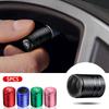 5Pcs Car Wheel Tire Valve Caps Metal Stem Cover For Porsche Panamera Cayenne Taycan 911 718 Macan Carrera-GT 928 944 Accessories