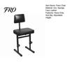 Piano Stool H-style Bench, 5 Height Adjustable Chair with Black Padded Practice Seat Cushion, Music Keyboard Bench Backrest for Musicians Kids Adults