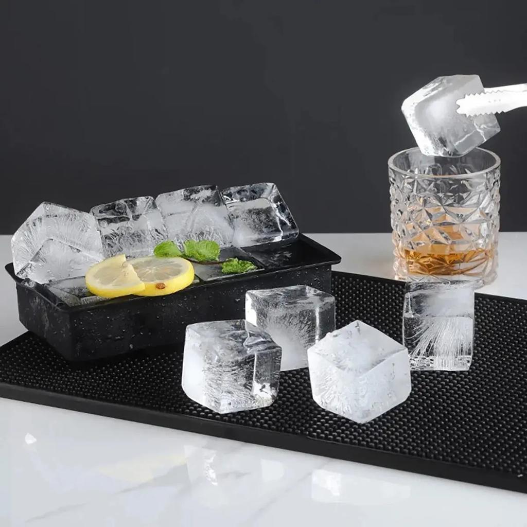 1PCS Ice Cube Mold For Whiskey And Tequila Black