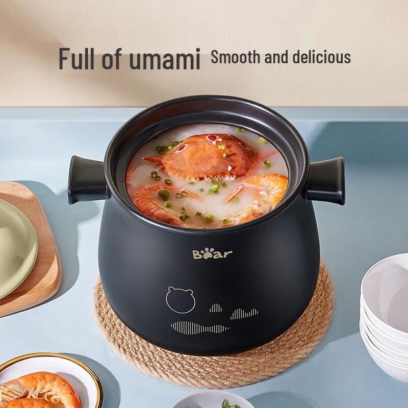 Bear 3.5L Ceramic Soup & Stew Pot