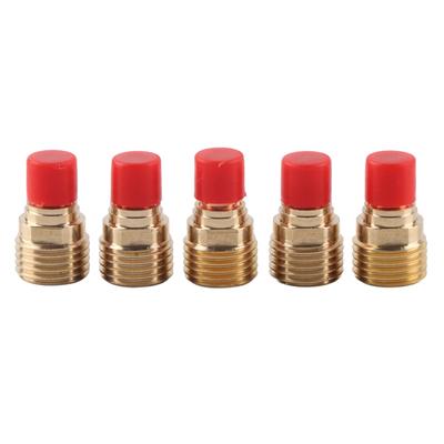 5ks 45V44 Tělo plynové kleštiny objektivu 2,4 mm 332" pro TIG svařovací hořák WP92025