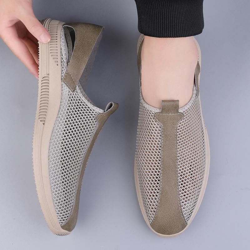 Summer Hot Selling Breathable Lightweight Loafers High-quality New Men's Mesh Casual Shoes Commuting Men's Driving Shoes