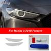 For Mazda 3 6 CX-3 CX-5 CX-9 2 Pcs Car Front Light Transparent TPU Sticker Headlight Protective Film  Accessories IUE2