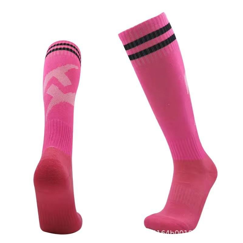 Football Socks, Stockings, Thickened Towel Bottom Socks, Football Adult Sweat-absorbing Non-slip Sports Socks, Striped Over Knee Children