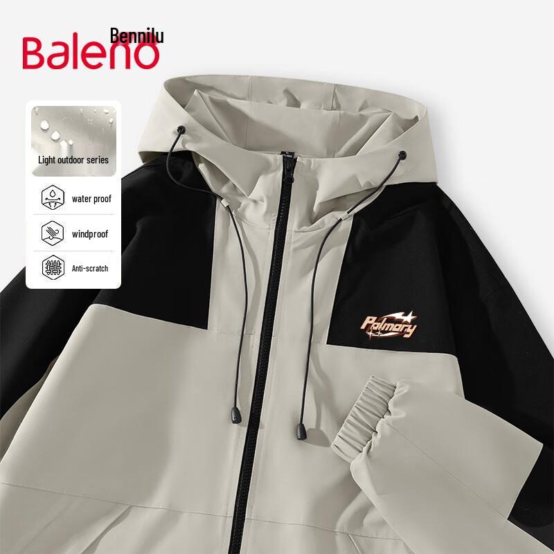 

Baleno Men s Hooded Windproof Waterproof Jacket XL
