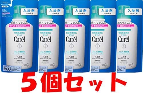 

Kao Curel Bath Salts Refill, 360ml x 5-Pack