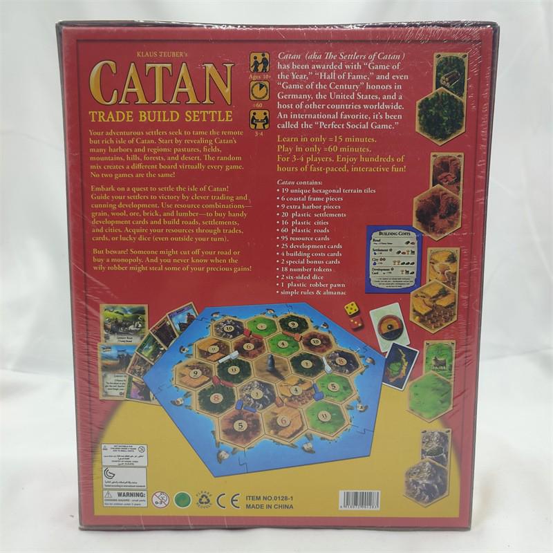 Kaart Puzzel: Catan Eiland Bordspel - Engelse Versie voor Volwassenen & Kinderen