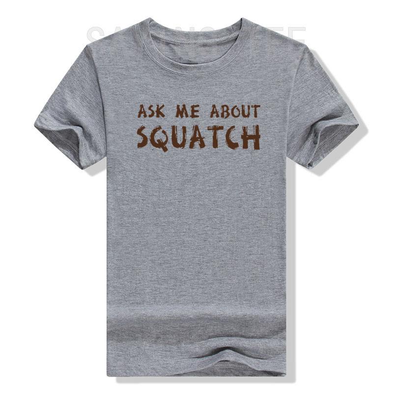 Ask Me about My Bigfoot T-Shirt Funny Graphic Sasquatch Flip Shirts Humor Sarcastic and Nerdy Tee Tops Cool Cute Graphic Outfits