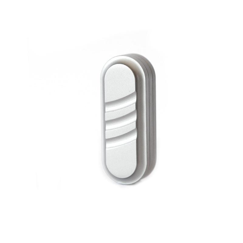 

Magnetic Push Card EDC Metal Pushing Plate Coin Three Layers Mechanical Slider Relieve Stress Relief Toy Anti Stress Fidget серебряный