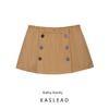 Kaslead New Women Clothes Western Style Fashion Simple and Versatile Button Decoration Culottes 1255542