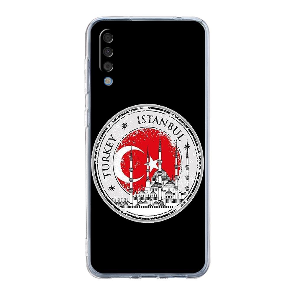 Phone Case For Samsung A16 A14 A12 A22 A32 5G A34 A42 A52 A54 A50 A70 A72 A40 A20E A10S A20S A04S A06 Cover Turkey Turkish Flag