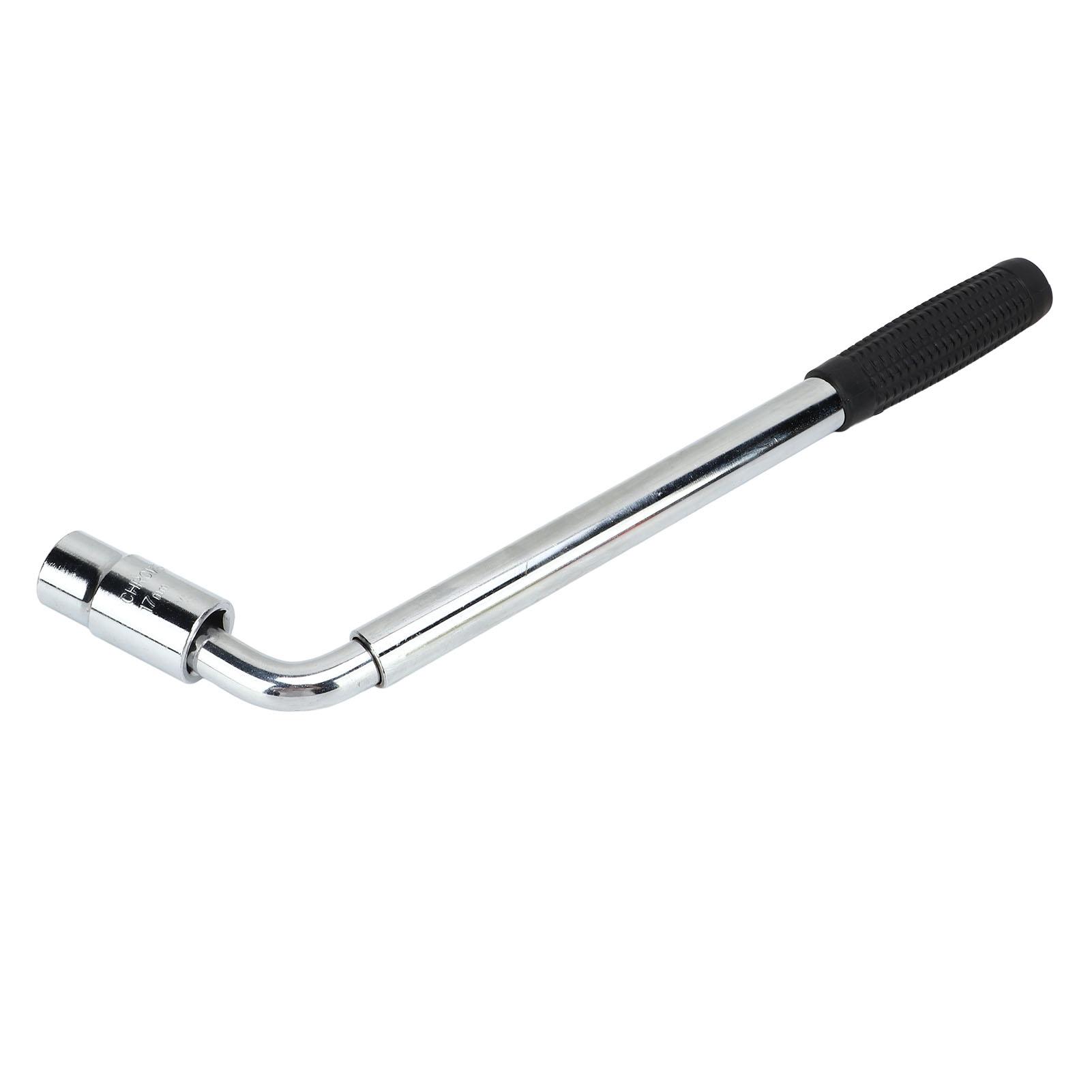 

Телескопический баллонный ключ с 2 головками 17 19мм 21 23мм CRV Универсальный раздвижной колесный ключ