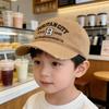 2026 Spring/Autumn Kids' Retro Embroidered Baseball Cap - Korean Style Duckbill Sun Protection Hat for Boys & Girls