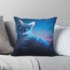 Jayfeather Cats Square Pillowcase Polyester Linen Velvet Creative Zip Decor Throw Pillow Case Home Cushion Cover