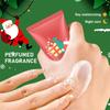 Christmas Hand Cream Gift Set, 3 Fruit Flavors Moisturizing Hand Cream For Dry Chapped Lip, With Exquisite Packaging,Women Men Lip Care Gifts