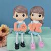 1 Set Hanging Legs Romantic Couple Showpiece | Cute Boy &Girl | Gift for Him/Her, Mother's Day,Home Décor, Living Room,