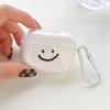 Applicable AirPodsPro1 earphone cover Apple 11th generation cartoon smiley face transparent soft case l Bluetooth earphone cover