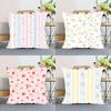 Fresh Floral Pillow Case Soft Decorative Pillow Covers Sofa Cushions For Living Room Cozy Ornamental Throw Pillows