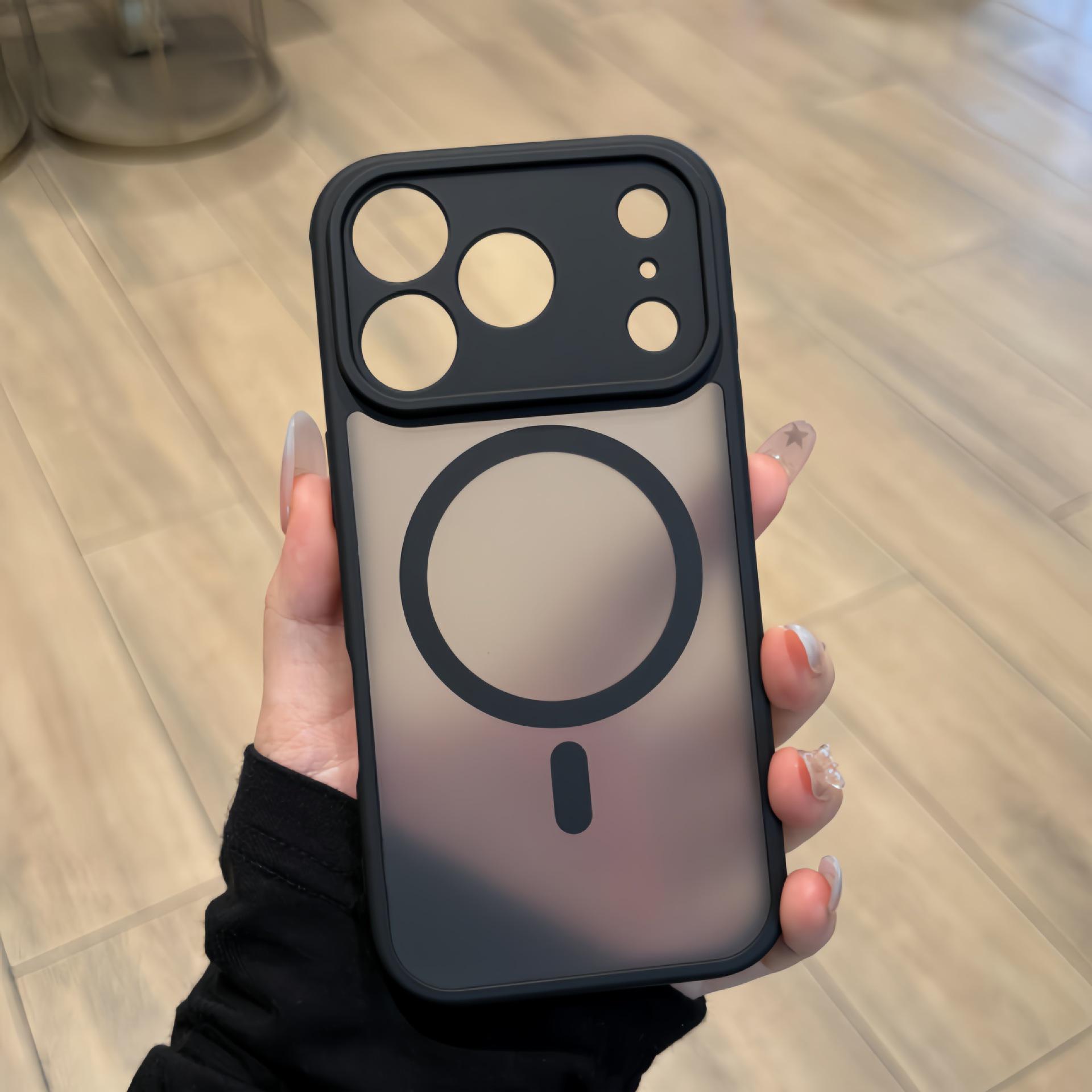 

Матовый чехол с магнитной зарядкой для iPhone 17 Pro Max с полной защитой от падений iPhone 14 Pro Max