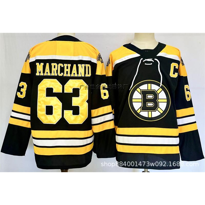 Mens Retro Embroidered Ice Hockey Jersey Team Bear 63 Training Uniform Adult Players
