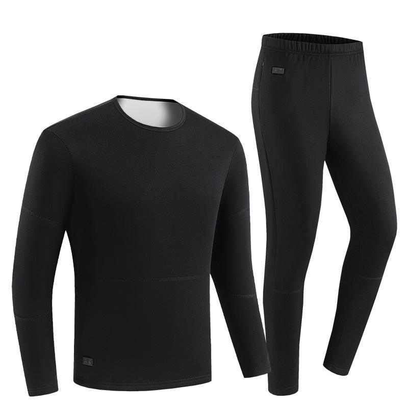 Unisex Heated Suit: Large Size, 30-Zone Thermal Underwear for Warmth, Cold Protection & Constant Temperature