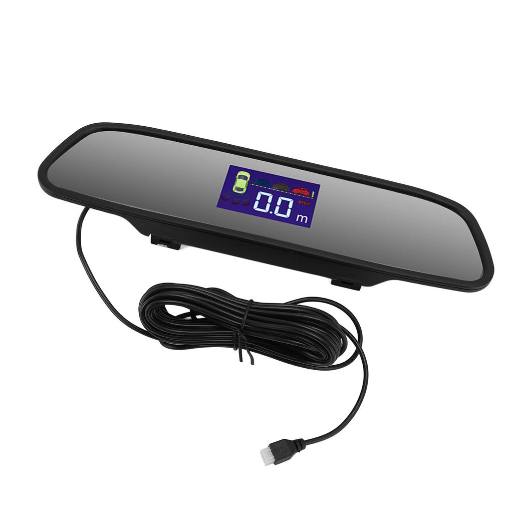 Car Reverse Radar System with 4 Sensors Wide Detection Range 0.3 To 2.0M Radar Parking Assistance