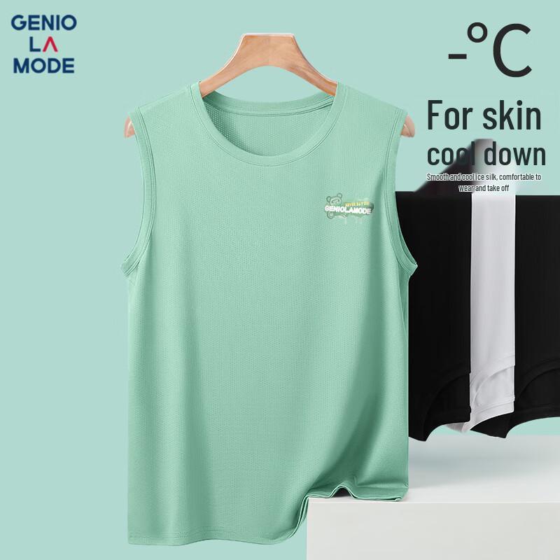 GENIOLAMODE Men s Quick-Dry Breathable Vest M