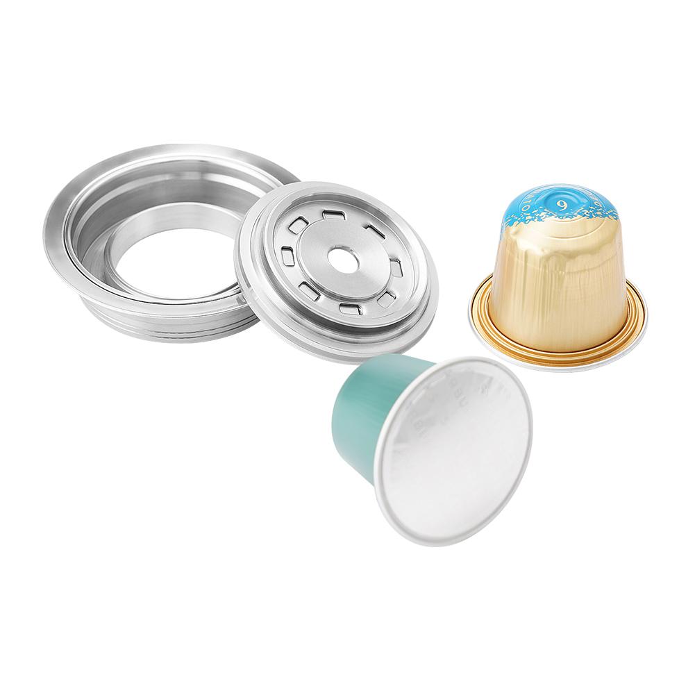 

Фильтр-адаптер для кофейных капсул DIY Your Coffee Flavor Coffee Pod Converter Адаптер для кофейных капсул для Nespresso Vertuo серебряный